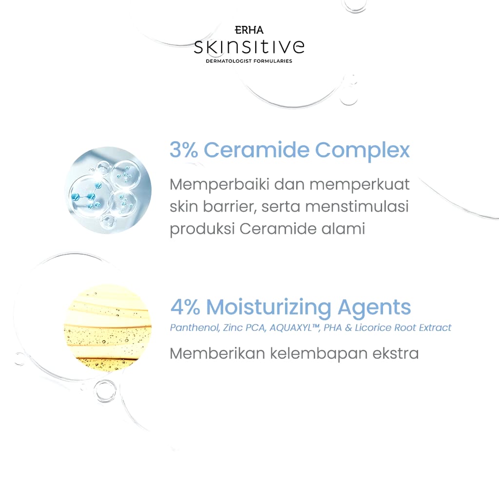 ERHA Clinic Indonesia Skinsitive Ultracalm Skin Barrier Body Lotion