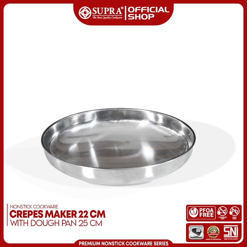 Supra Panci Crepes Maker 22 cm + Dough Pan 25 cm 3