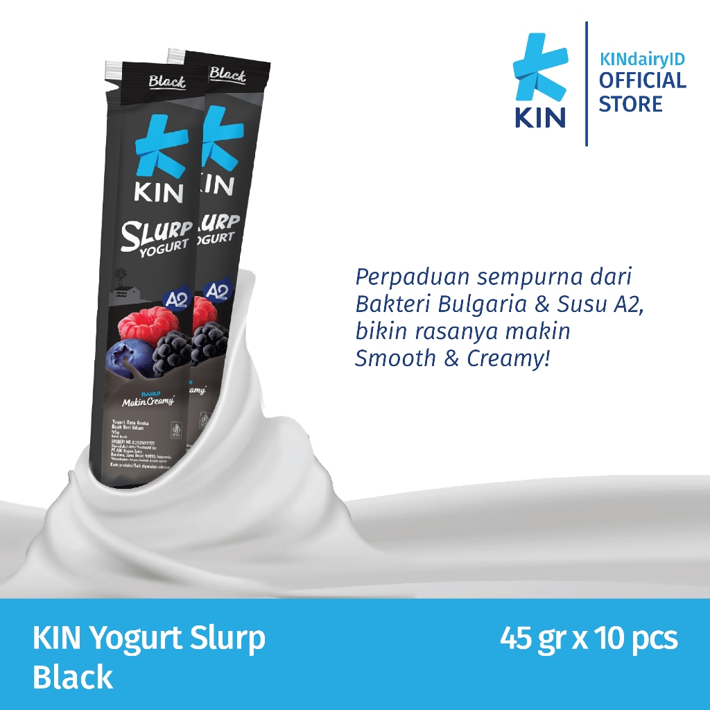 ABC Kogen Dairy KIN Slurp Yogurt Black Fruit