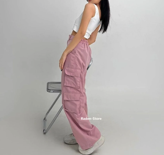 Raden Bonnie Pants Celana Kargo Wanita 5