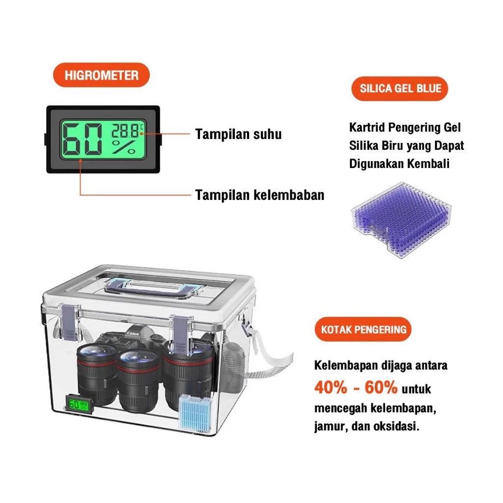 Zomei Photographic Equipment Zomei Drybox 3 in 1 Set Extra Large