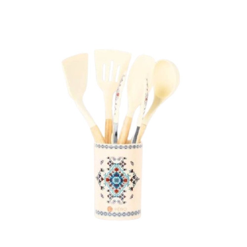 Pero Spatula Set with Holder 1
