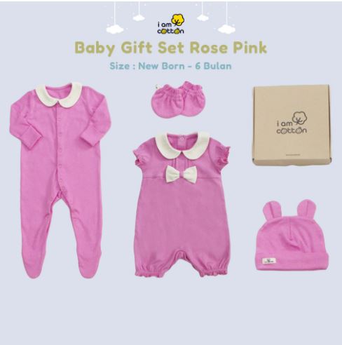 I am Cotton Baby Gift Set - Collar