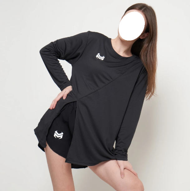 Monexo Kaos lengan panjang Olahraga Wanita 5