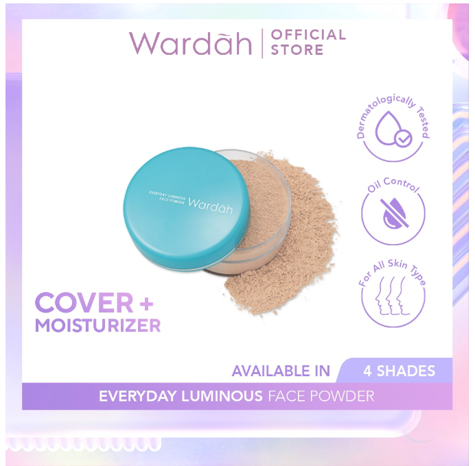 Paragon Technology and Innovation Wardah Everyday Luminous Face Powder  01 Light Beige