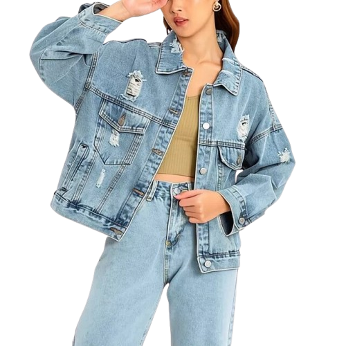10 Rekomendasi Jaket Jeans Oversize Terbaik (Terbaru Tahun 2026) 3