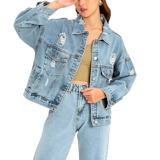 10 Rekomendasi Jaket Jeans Oversize Terbaik (Terbaru Tahun 2026) 3