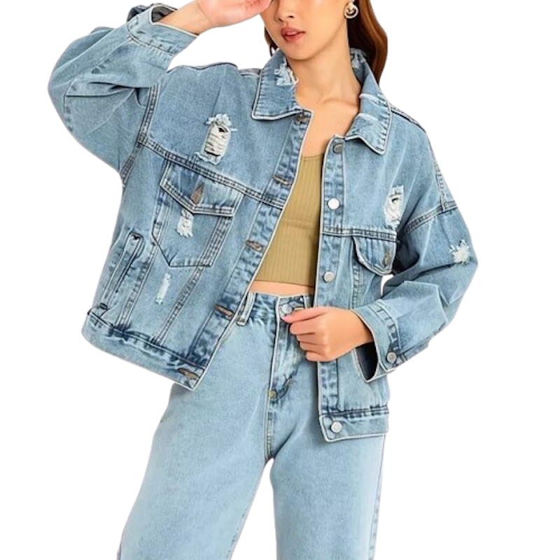 EMWEHA Jessy Ripped Jacket 1