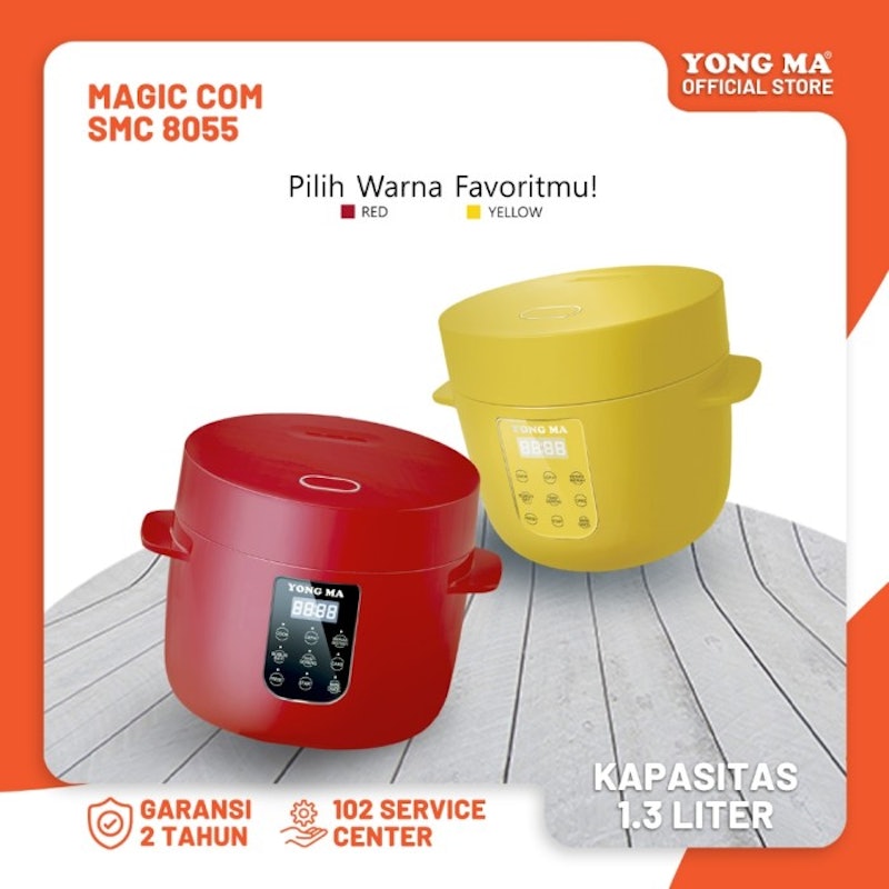 YONG MA Small Digital Rice Cooker 1.3 L 5