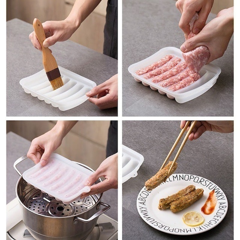 Food Grade Silicone Baby Sausage Mold 4