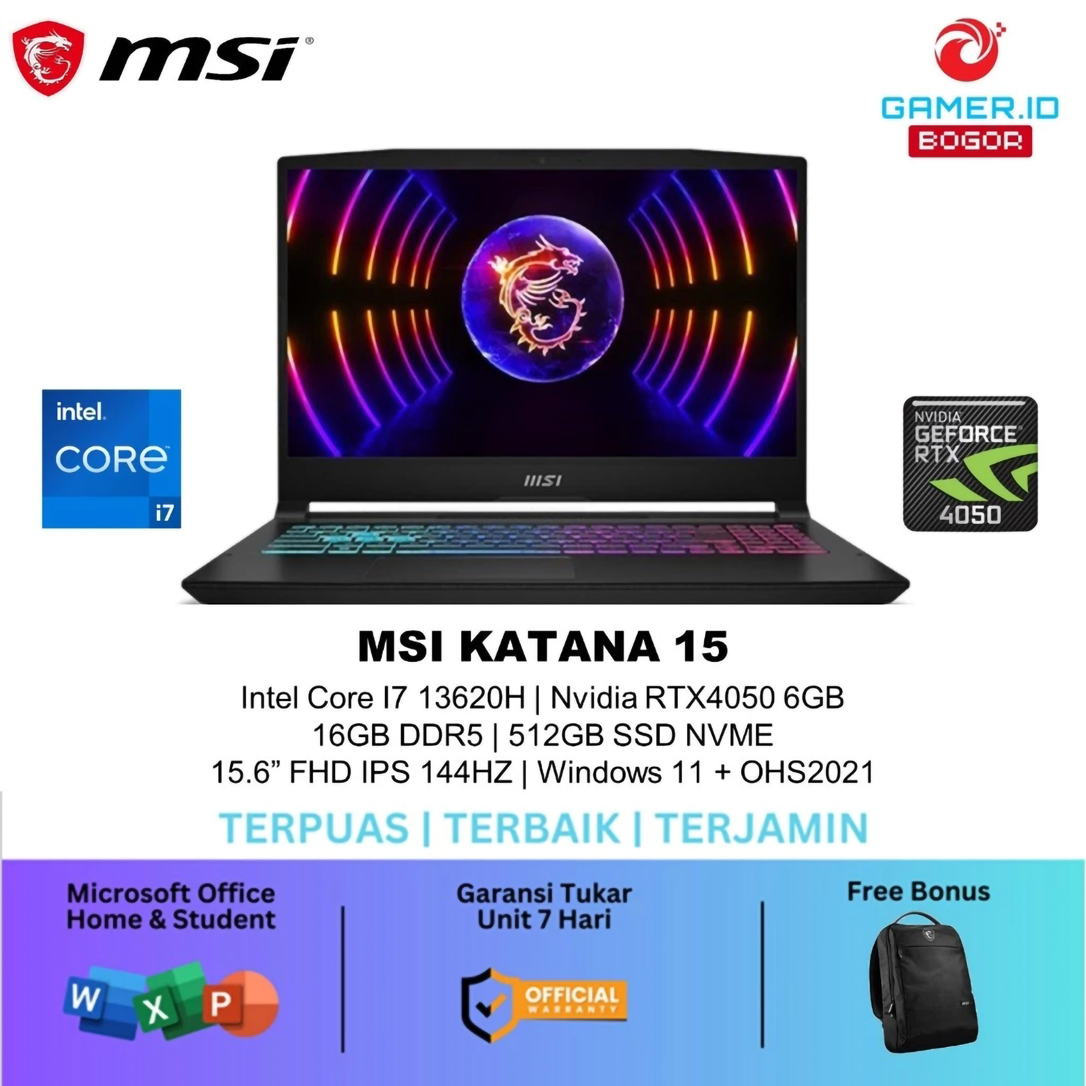Micro-Star International MSI Katana 15 B13VEK