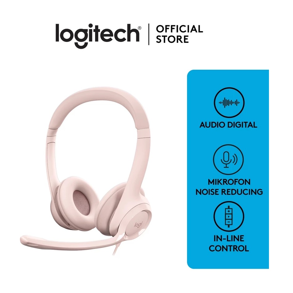 Logitech International Logitech Headset Stereo USB H390