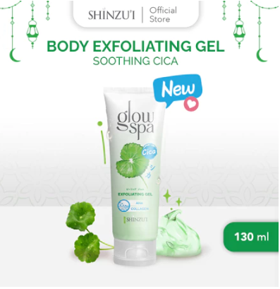 Shinzui Glow Spa Exfoliating Gel Cica 130ml 2