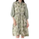 Mega Perintis Minimal Mina Dress Satin Motif Paisley Green 1