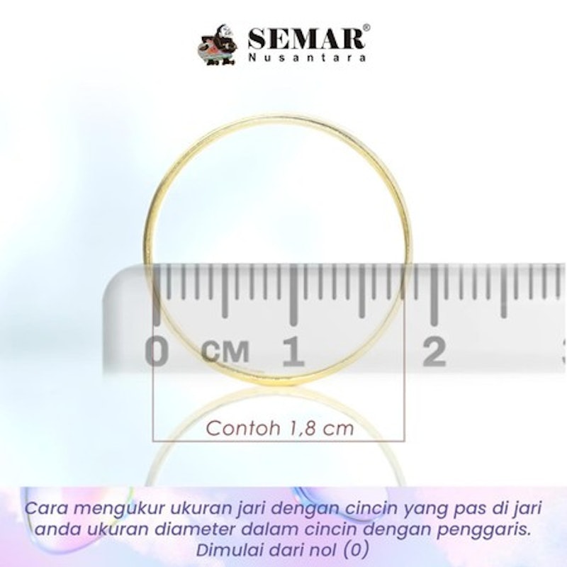 Semar Nusantara Aureon Aeratec Ring Collection Gold 17K 3