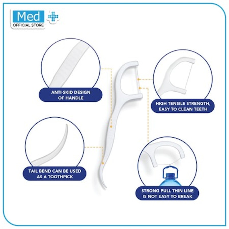 Med+ Dental Floss Picks 3
