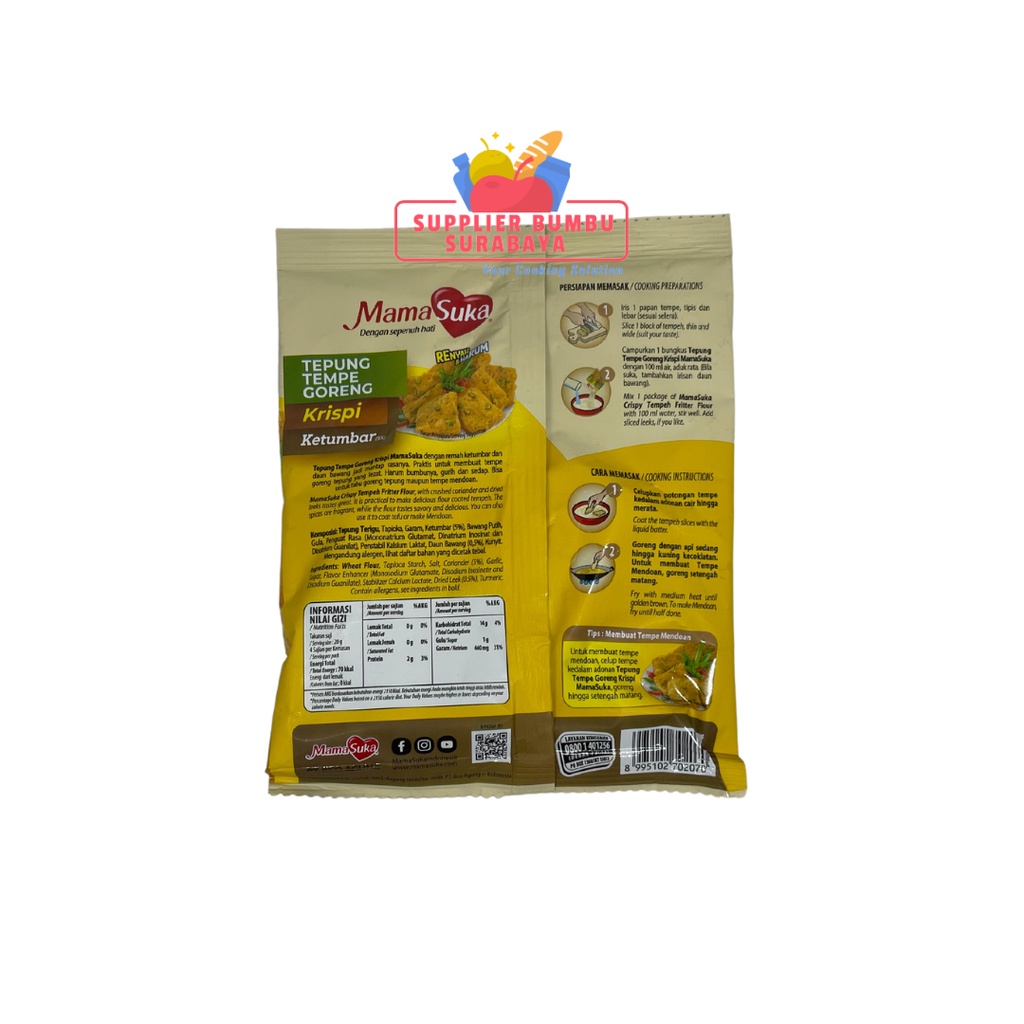 Mamasuka Tepung Tempe Goreng Krispi Ketumbar 5