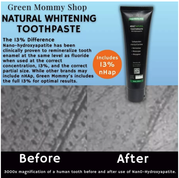 Green Mommy Green Mommy Shop Adult Natural Toothpaste