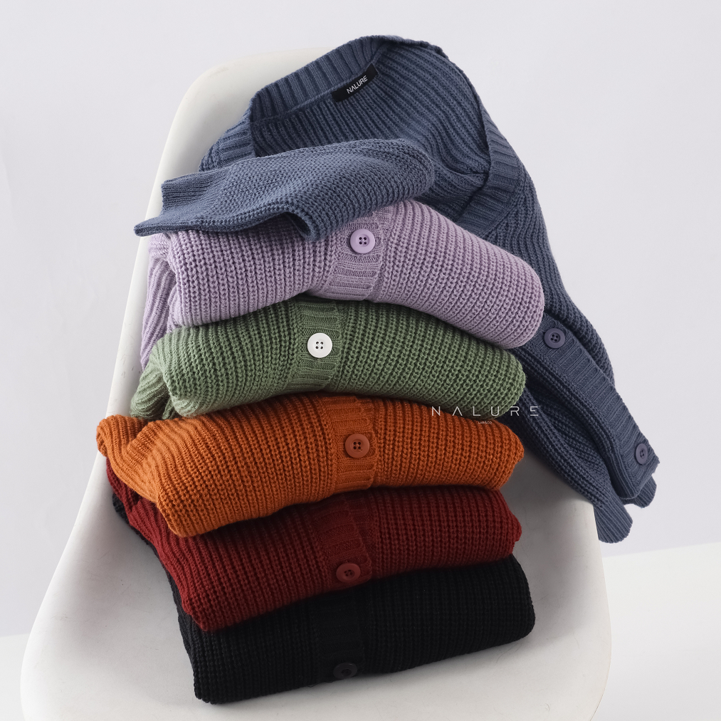 Nalure Lab Nalure Cardigan Front Button