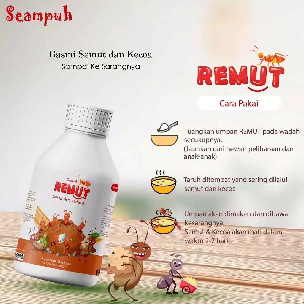 Seampuh Umpan Racun Semut dan Kecoa 2