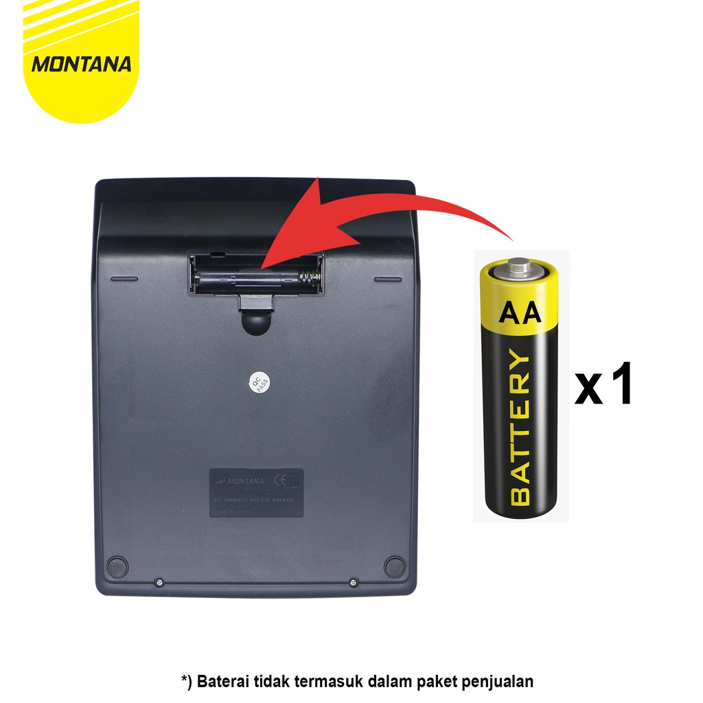 Penco Mega Abadi Montana Electronic Calculator MTC-705