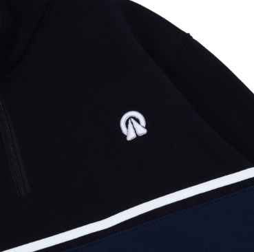  Dobujack Sweater Halfzip Prove Black Crewneck