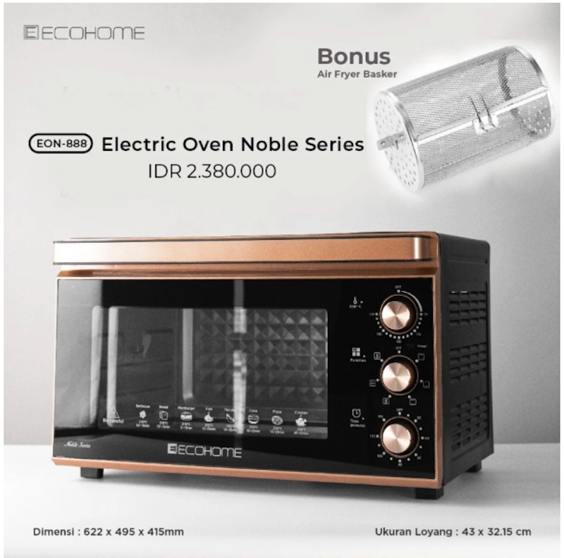 ECOHOME Electric Oven Noble Series 2