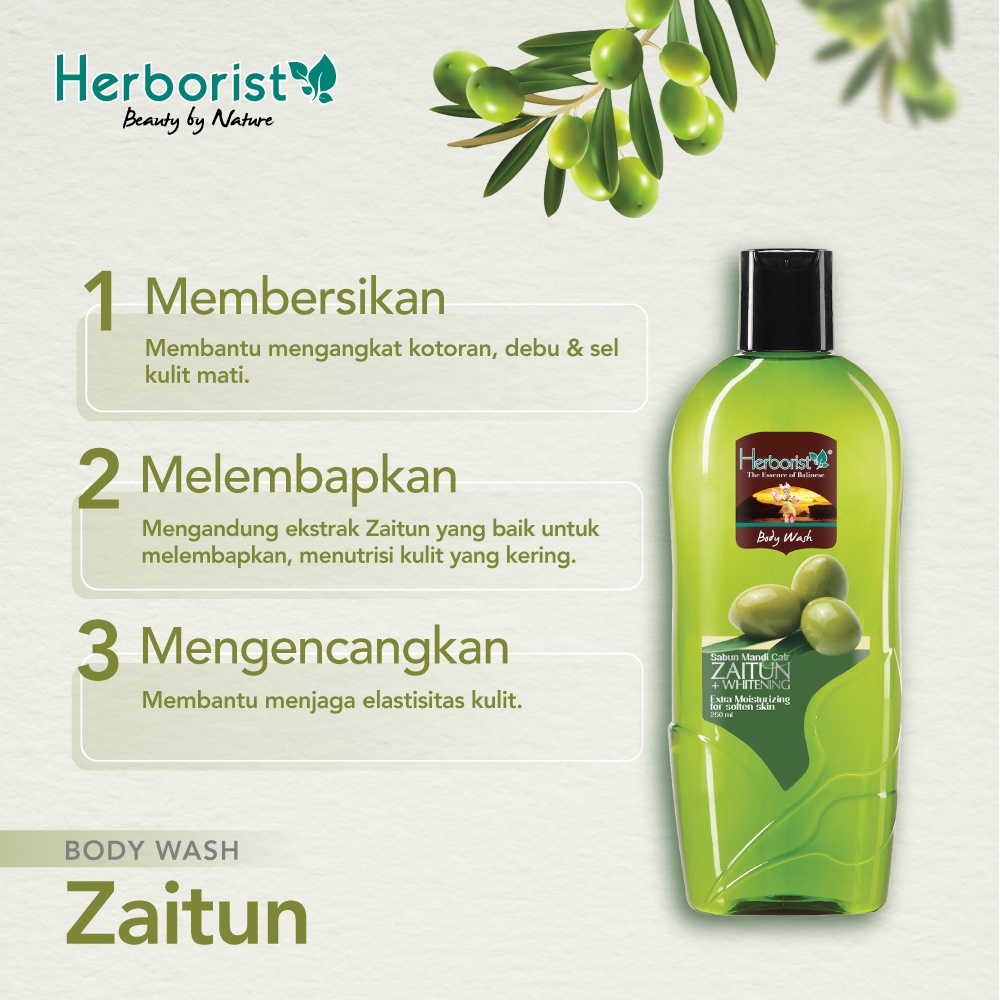 Victoria Care Indonesia Herborist Body Wash Zaitun
