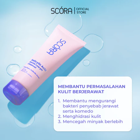 Formula Jelita Internasional SCÓRA Salicylic Acid Gentle Low pH Cleanser