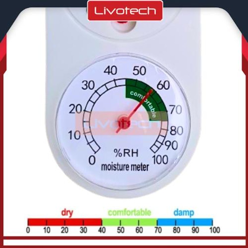 DYWSJ Thermometer Hygrometer Analog Raksa 2