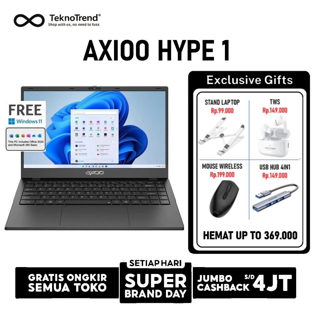 Axioo Hype 1 2