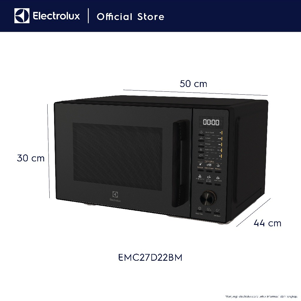 Electrolux  Electrolux 27L UltimateTaste 700 Freestanding Combination Microwave Oven EMC27D22BM