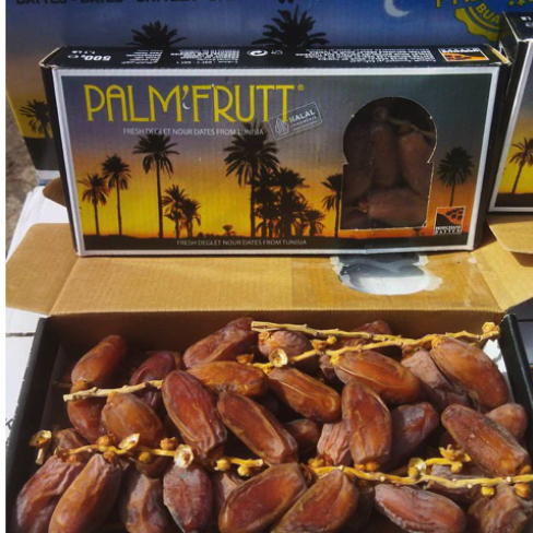 Palm'Frutt Fresh Deglet Nour Dates from Tunisia