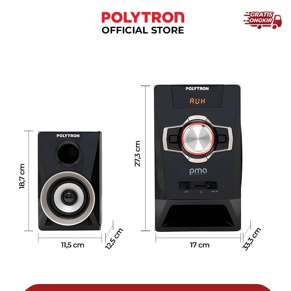 POLYTRON Polytron Multimedia Speaker PMA 9321 /B