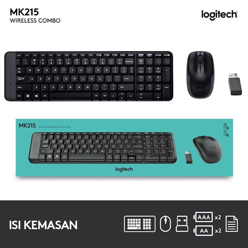 Logitech Compact Wireless Keyboard and Mouse Combo 4