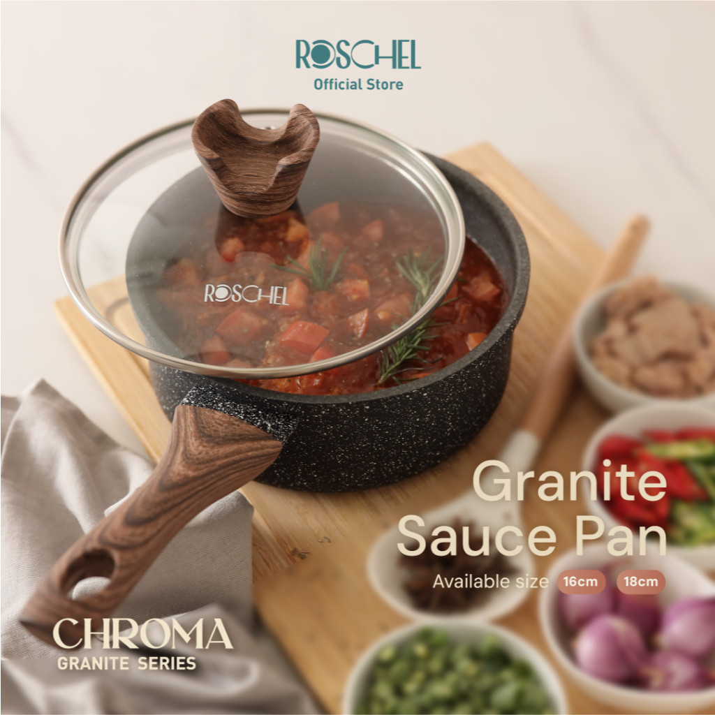 Roschel Chroma Granite Series Sauce Pan 2