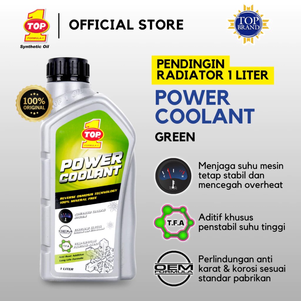  Top 1 Power Coolant Green 1 Liter 3