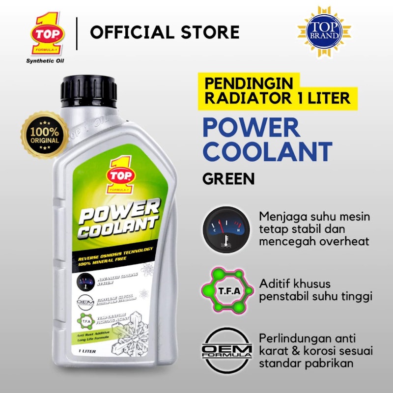 Top 1 Power Coolant Green 1 Liter 3