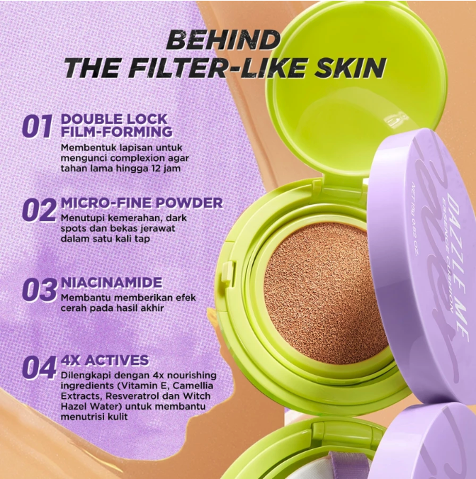 HEBE Beauty Style DAZZLE ME Better Than Filter Maxnificent Essence Cushion