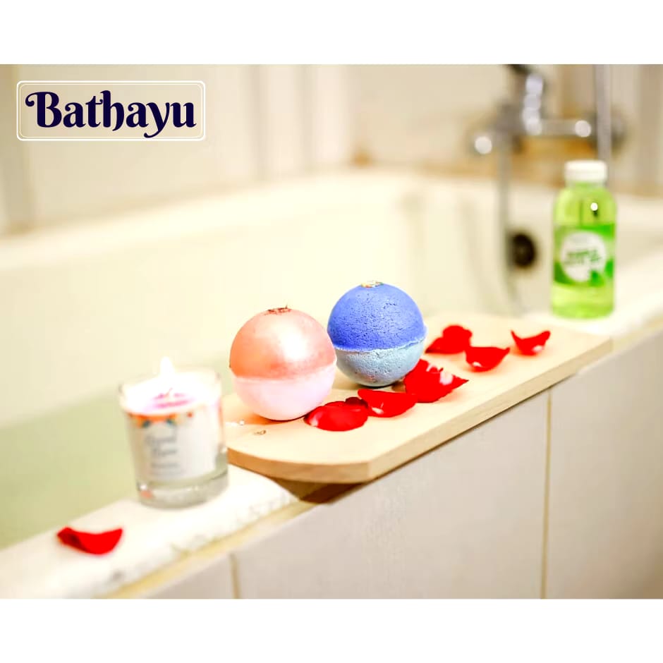 Bathayu Bathayu Bath Bomb Bubble Aromatherapy Floral Jasmine