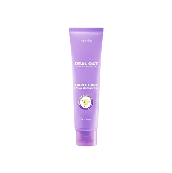 Facetology ｜ Real Oat Triple Care Facial Gel Cleanser