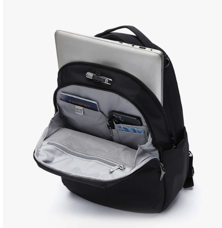 Pacsafe V Anti-Theft 16L All-Around Backpack Jet Black 4