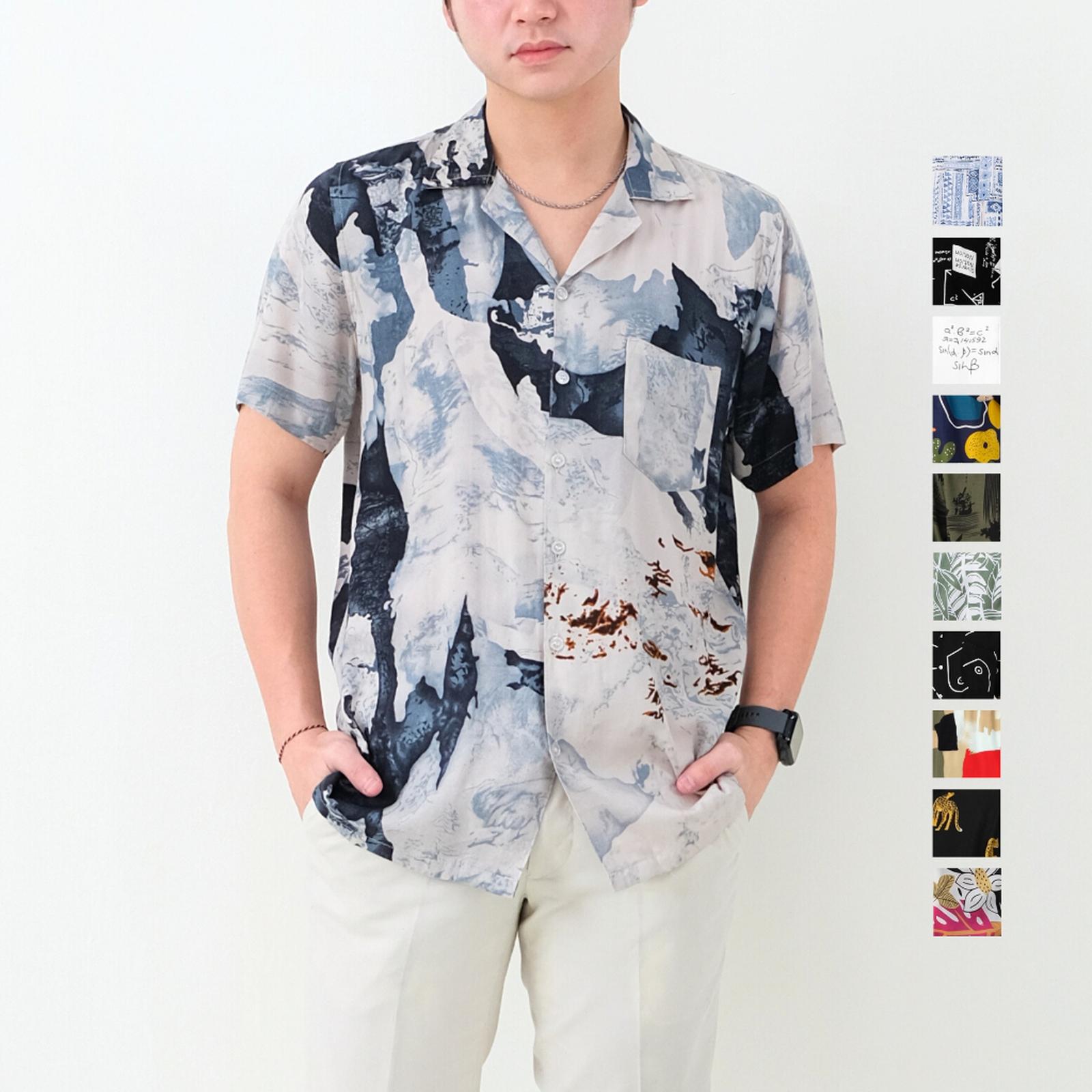 Sans Clothing Co. Sagi Men Kemeja Hawaiian Printing Slimfit