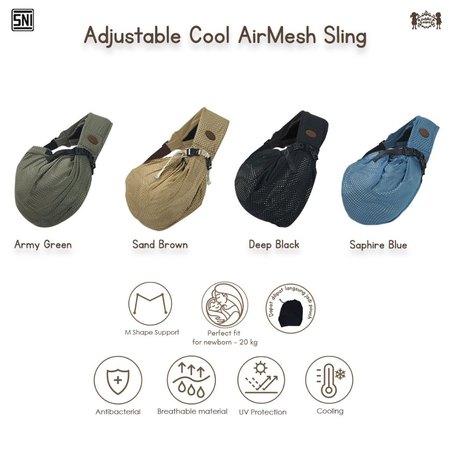 Petite Mimi Adjustable Cool Air mesh Sling 