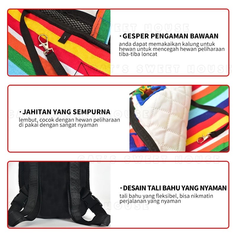 FOLOPETS Pet Cargo Carrier Bag 2