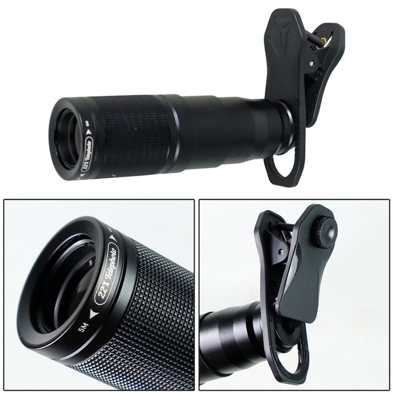 APEXEL 4 in 1 Lensa Smartphone Telephoto Wide Macro Fisheye 2