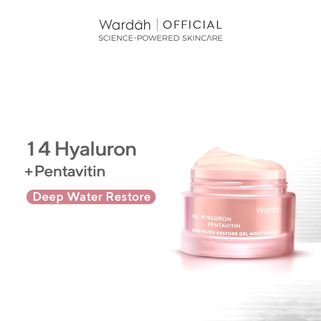 Paragon Technology and Innovation Wardah 14X Hyaluron + Pentavitin Deep Water Restore Gel Moisturizer