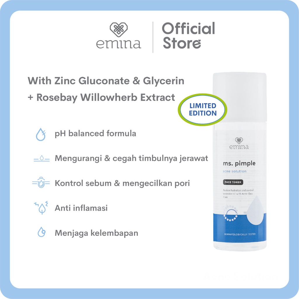 Paragon Technology and Innovation Emina Ms. Pimple Acne Solution Face Toner