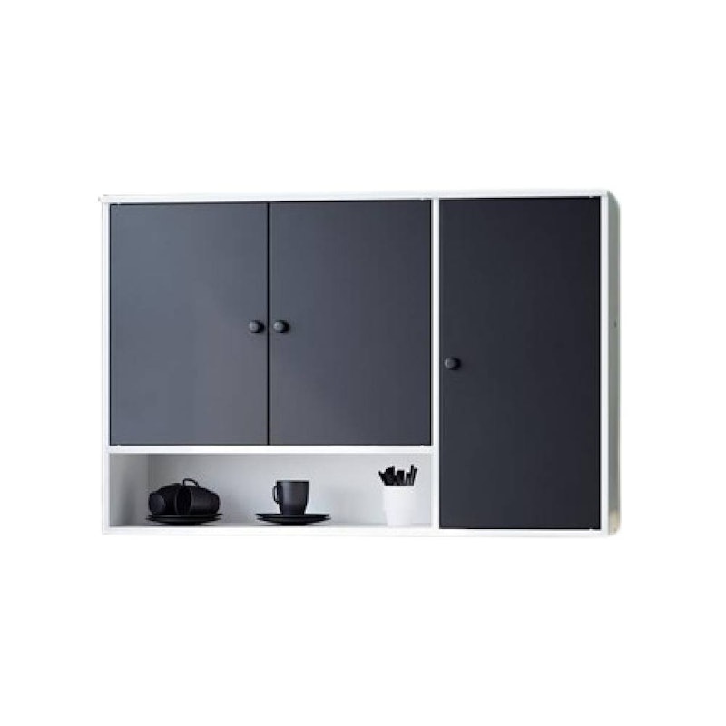 Furnile Kitchen Set Atas Kombi Hitam 1