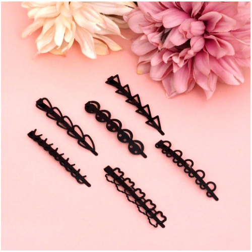 Bobby Pin Bentuk Warna Hitam 